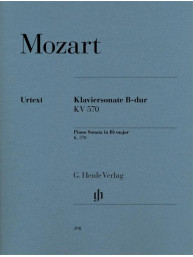 W. A. Mozart: Piano Sonata B flat major KV 570 (noty na klavír)