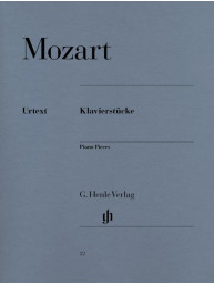 W. A. Mozart: Piano Pieces (noty na sólo klavír)