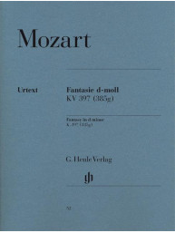 W. A. Mozart: Fantasy In D Minor K.397 (noty na klavír)