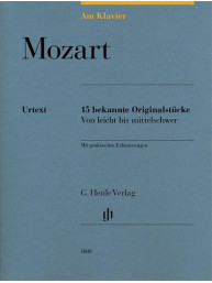 W. A. Mozart: Am Klavier - 15 Bekannte Originalstücke (noty na klavír)