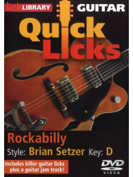 Lick Library: Quick Licks - Brian Setzer (video škola hry na kytaru)