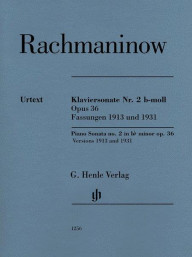 Rachmaninov: Piano Sonata no. 2 in b flat minor op. 36 (noty na klavír)