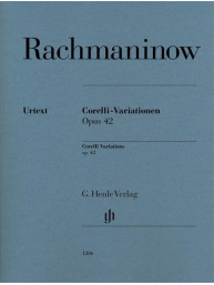 Rachmaninov: Corelli Variations Op. 42 (noty na klavír)