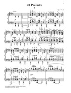 Rachmaninov: 24 Préludes (noty na klavír)