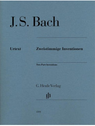J. S. Bach: Two Part Inventions (noty na sólo klavír)
