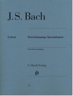 J. S. Bach: Two Part Inventions (noty na klavír)