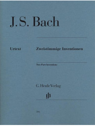 J. S. Bach: Two Part Inventions (noty na klavír)