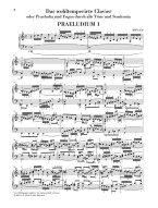 J. S. Bach: The Well-Tempered Clavier Part II BWV 870-893 (noty na klavír)