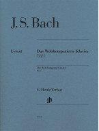 J. S. Bach: The Well-Tempered Clavier Part I BWV 846-869 (noty na sólo klavír)