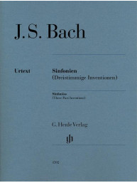 J. S. Bach: Sinfonias (Three Part Inventions) (noty na klavír)