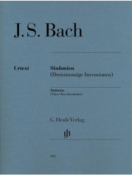 J. S. Bach: Sinfonias (noty na klavír)