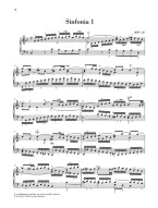 J. S. Bach: Sinfonias (noty na klavír)