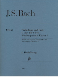 J. S. Bach: Prelude & Fugue In C BWV 846 (noty na sólo klavír)