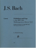 J. S. Bach: Prelude & Fugue In C BWV 846 (noty na klavír)