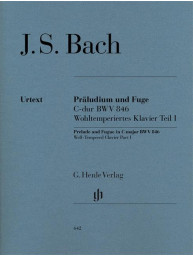 J. S. Bach: Prelude & Fugue In C BWV 846 (noty na klavír)
