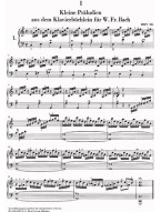 J. S. Bach: Little Preludes And Fugues (noty na sólo klavír)
