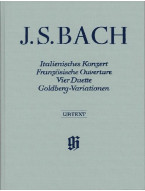 J. S. Bach: Italian Concerto, French Overture, Four Duets, Goldberg Variations (noty na klavír)