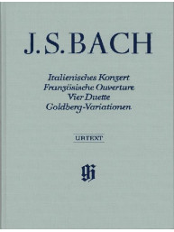 J. S. Bach: Italian Concerto, French Overture, Four Duets, Goldberg Variations (noty na klavír)