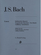 J. S. Bach: Italian Concerto, French Overture (noty na sólo klavír)