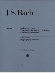 J. S. Bach: Italian Concerto, French Overture (noty na sólo klavír)
