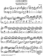 J. S. Bach: Italian Concerto BWV 971 (noty na klavír)