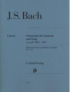 J. S. Bach: Chromatic Fantasy and Fugue in D Minor BWV 903 (noty na sólo klavír)