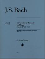 J. S. Bach: Chromatic Fantasy and Fugue in D minor BWV 903 (noty na klavír)