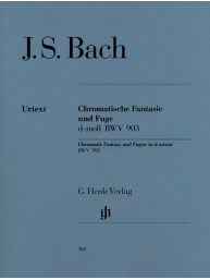 J. S. Bach: Chromatic Fantasy and Fugue in D minor BWV 903 (noty na klavír)