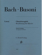 J. S. Bach: Chorale Preludes (noty na klavír)