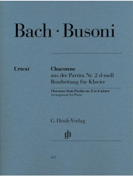 J. S. Bach: Chaconne From Partita No.2 In D Minor (noty na sólo klavír)