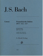 J. S. Bach: French Suites BWV 812-817 (noty na sólo klavír)