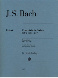 J. S. Bach: French Suites BWV 812-817 (noty na sólo klavír)
