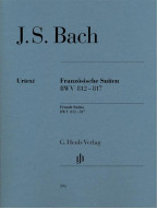 J. S. Bach: French Suites BWV 812-817 (noty pro klavír)