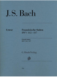 J. S. Bach: French Suites BWV 812-817 (noty pro klavír)