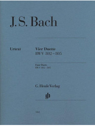 J. S. Bach: Four Duets BWV 802-805 (noty na sólo klavír)