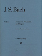 J. S. Bach: Fantasies, Preludes and Fugues (noty na klavír)