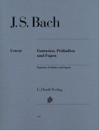 J. S. Bach: Fantasies, Preludes and Fugues (noty na sólo klavír)