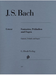 J. S. Bach: Fantasies, Preludes and Fugues (noty na sólo klavír)