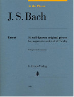 J. S. Bach: At The Piano - 16 well-known original pieces (noty na klavír)