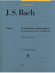 J. S. Bach: At The Piano - 16 well-known original pieces (noty na klavír)