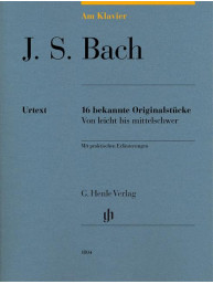 J. S. Bach: Am Klavier -16 bekannte Originalstücke (noty na klavír)