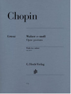 Chopin: Waltz In E Minor Opus Postum (noty na klavír)
