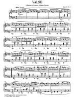 Chopin: Waltz in Db Major Op.64 No.1 (noty na klavír)