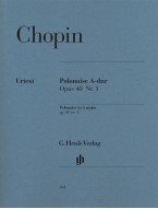 Chopin: Polonaise In A major Op.40 No.1 (noty na klavír)