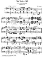 Chopin: Polonaise In A major Op.40 No.1 (noty na klavír)