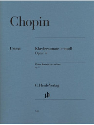 Chopin: Piano Sonata In C Minor Op.4 (noty na klavír)