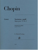 Chopin: Nocturne In E Minor Op. Post. 72 No. 1 (noty na klavír)