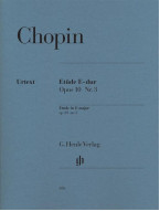 Chopin: Etude In E Major, Op. 10, No. 3 (noty na klavír)