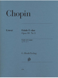 Chopin: Etude In E Major, Op. 10, No. 3 (noty na klavír)
