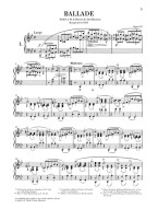 Chopin: Ballades (noty, sólo klavír)